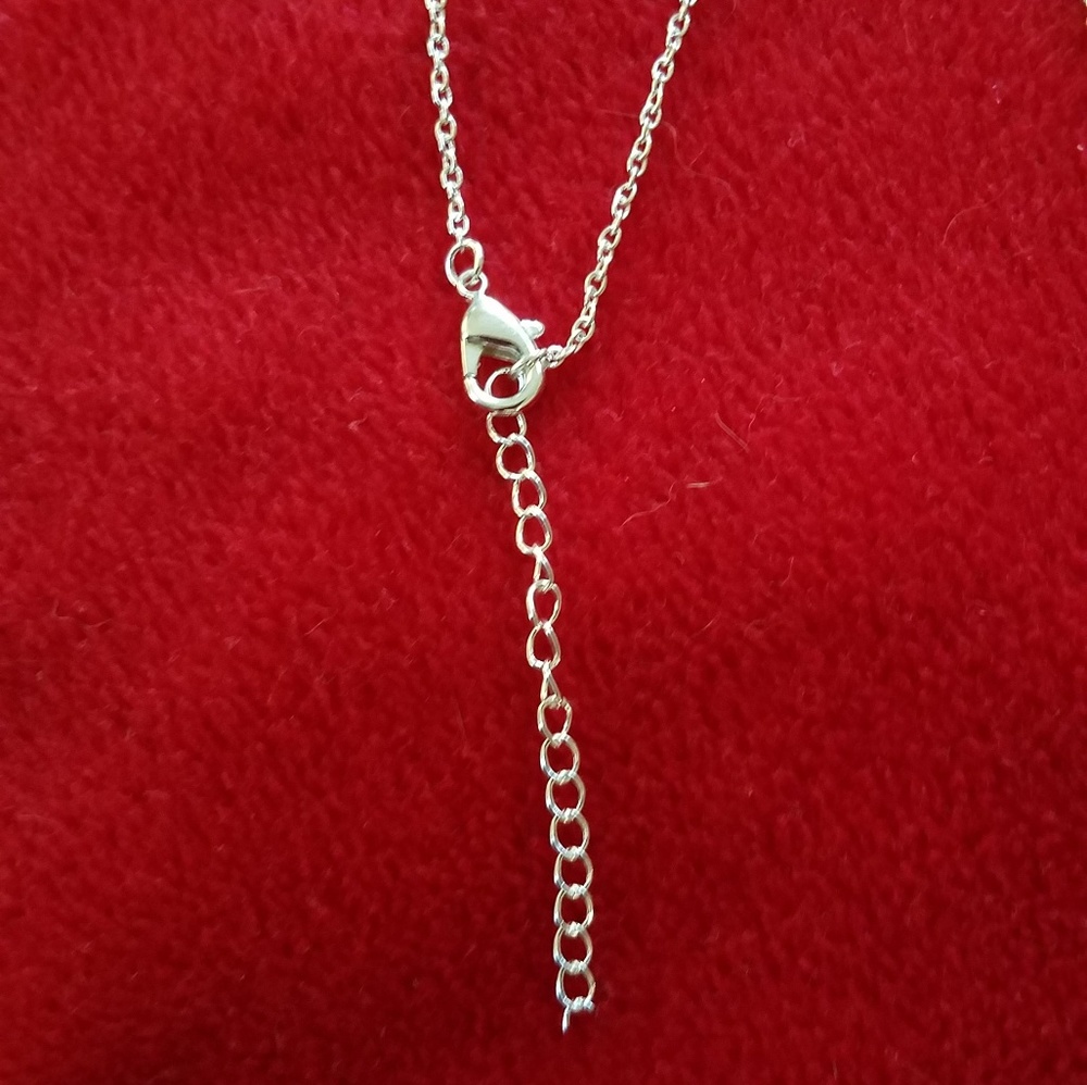 Fun Silver Antler Necklace - Picture 7 of 8